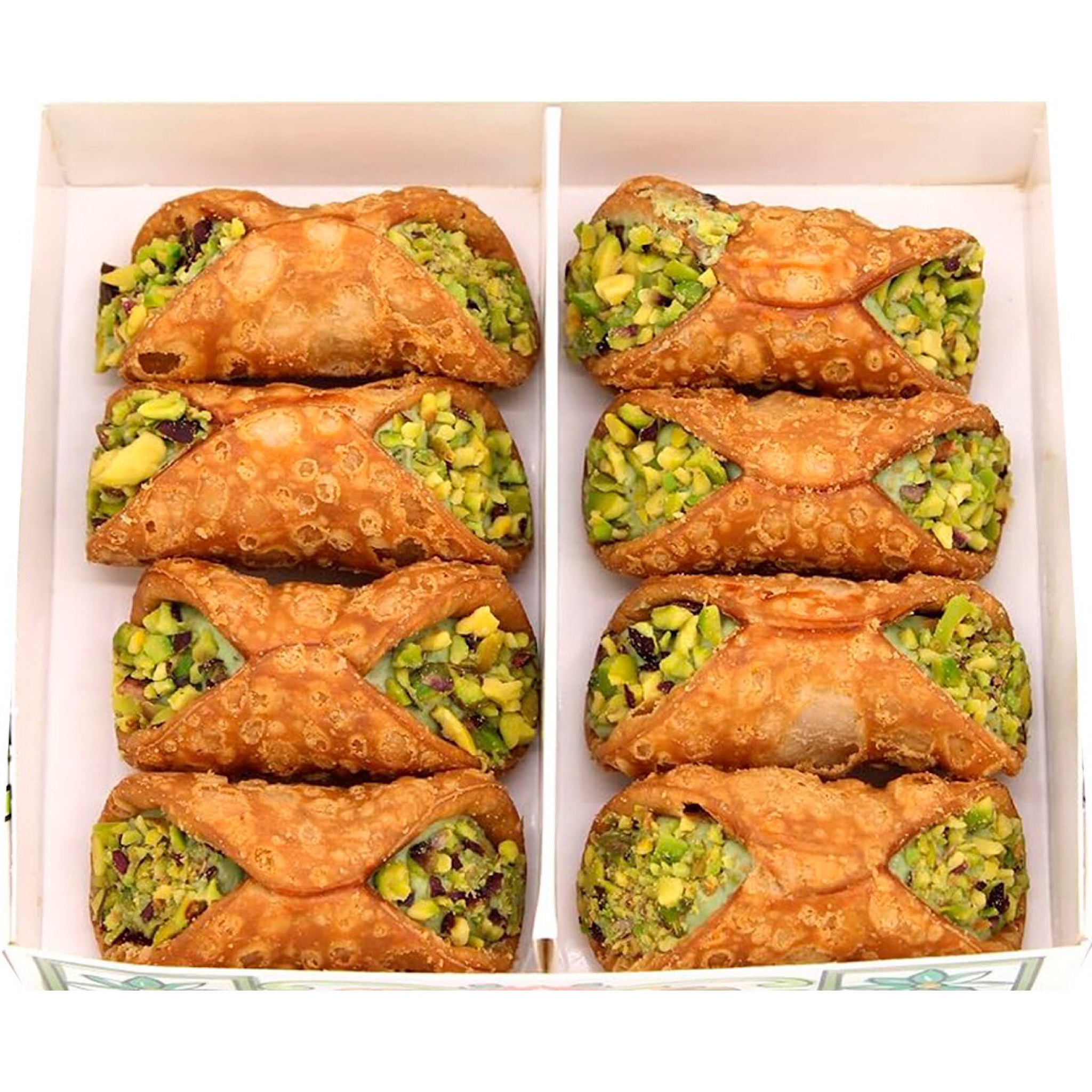 Cannoli Siciliani Con Crema Al Pistachio GUSTO ETNA 8 Unidades 210g - Imagen 3