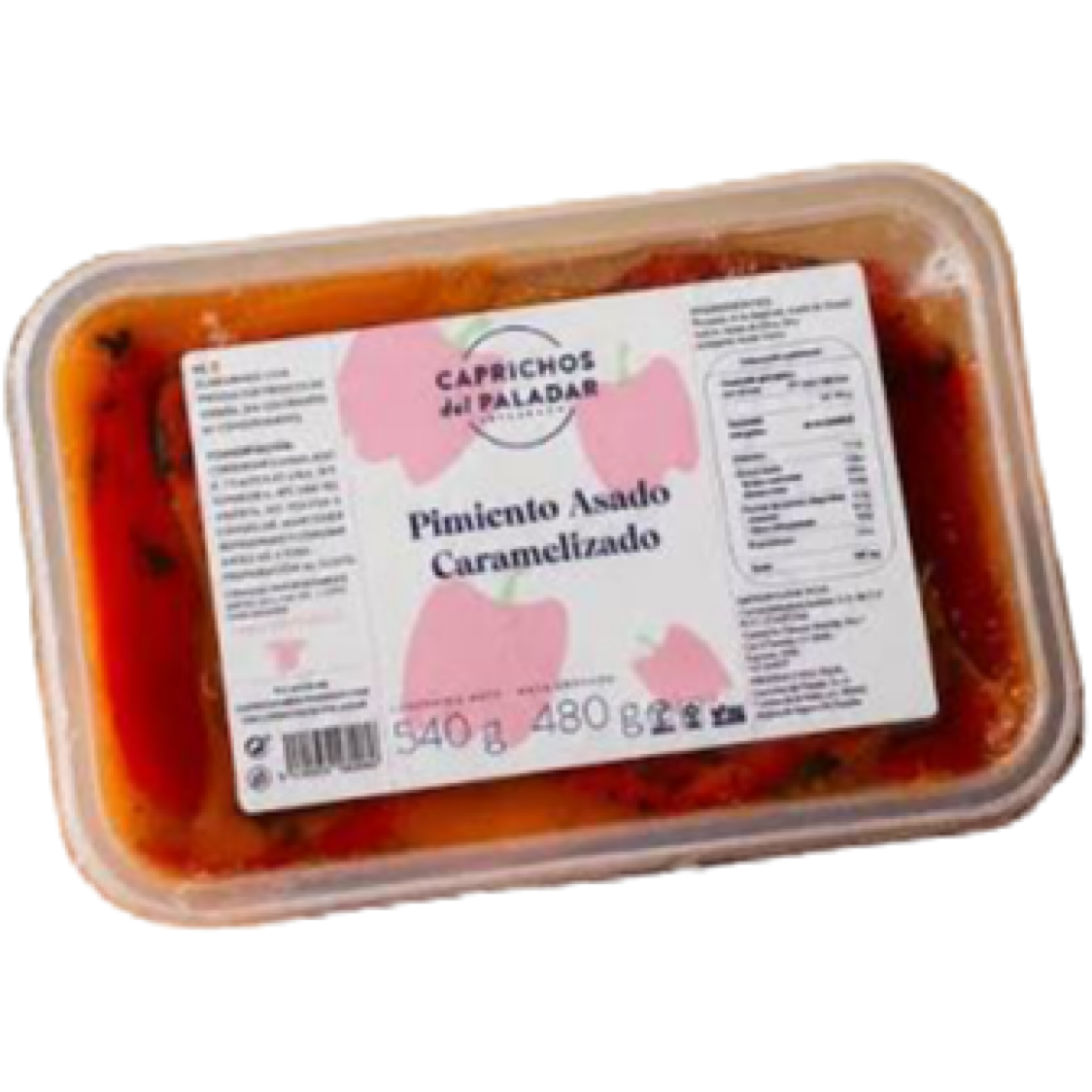 Pimientos Asados Caramelizados Al Vino Moscatel CAPRICHOS DEL MEDITERRÁNEO 320g - Imagen 2