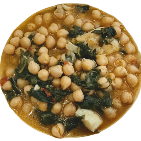 Garbanzos Con Espinacas Y Bacalao LA ERMITA DELICATESSEN Cantabria 550g - Imagen 2