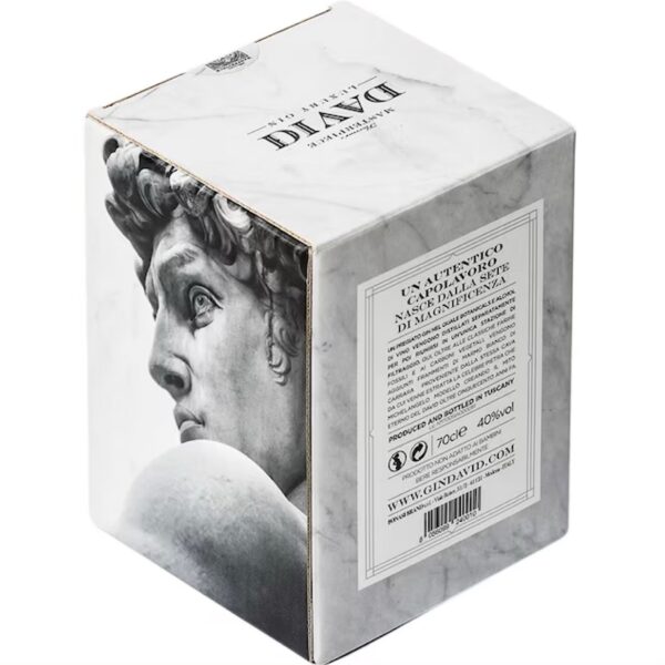 Ginebra Italiana Premium Luxury DAVID Impavid 70cl - Imagen 2