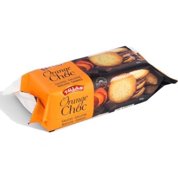 Galletas De Chocolate Y Naranja TRIAS Orange Choc 115g