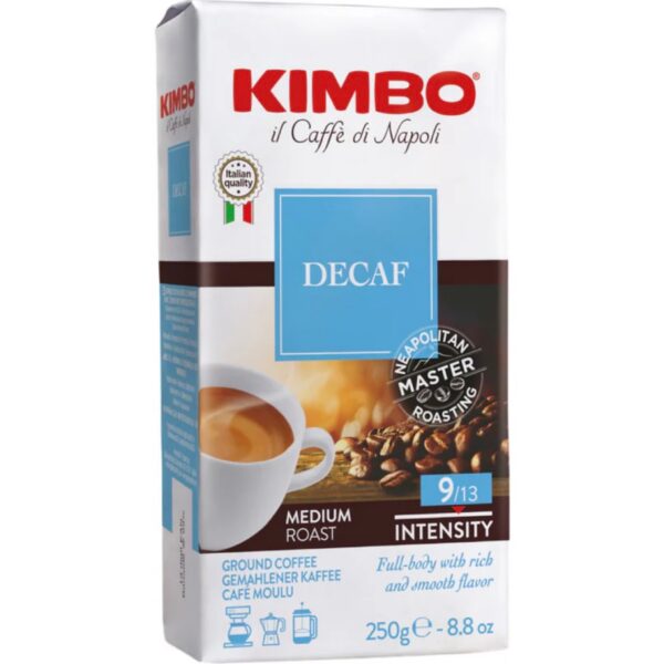 Café Italiano Molido KIMBO Descafeinado 250g