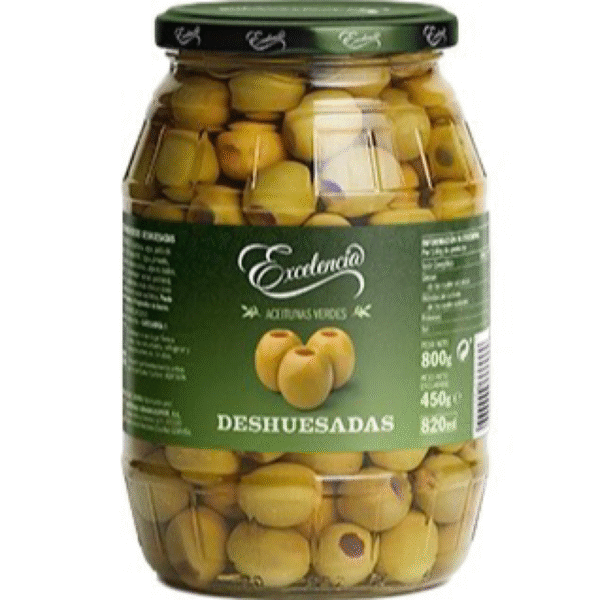 Aceitunas Verdes Manzanilla Deshuesadas EXCELENCIA 710g