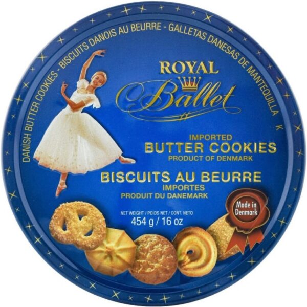 Galletas Danesas De Mantequilla ROYAL BALLET 454g