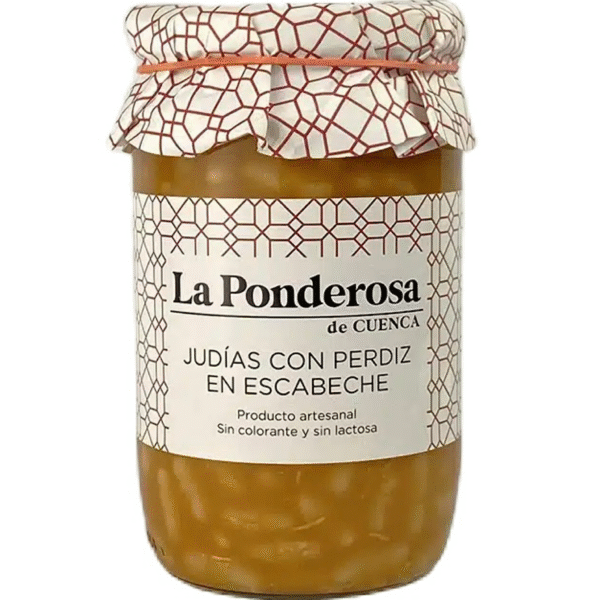 Judías Con Perdiz En Escabeche LA PONDEROSA De Cuenca 680g