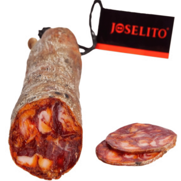 Media Barra De Chorizo Ibérico De Campaña 100% Natural JOSELITO Guijuelo (SALAMANCA) 600g