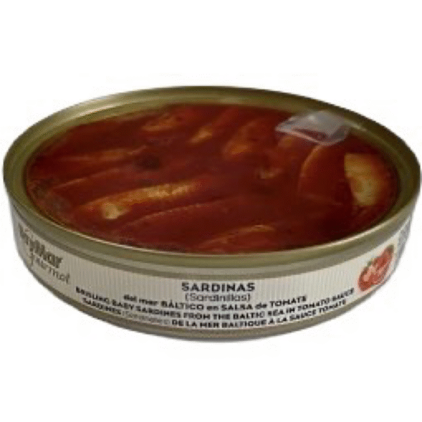 Sardinillas Del Mar Báltico En Salsa De Tomate BAYMAR 12/18 Piezas 120g
