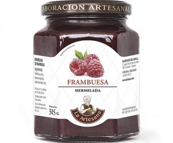 Mermelada De Frambuesa LA ARTESANA 315g
