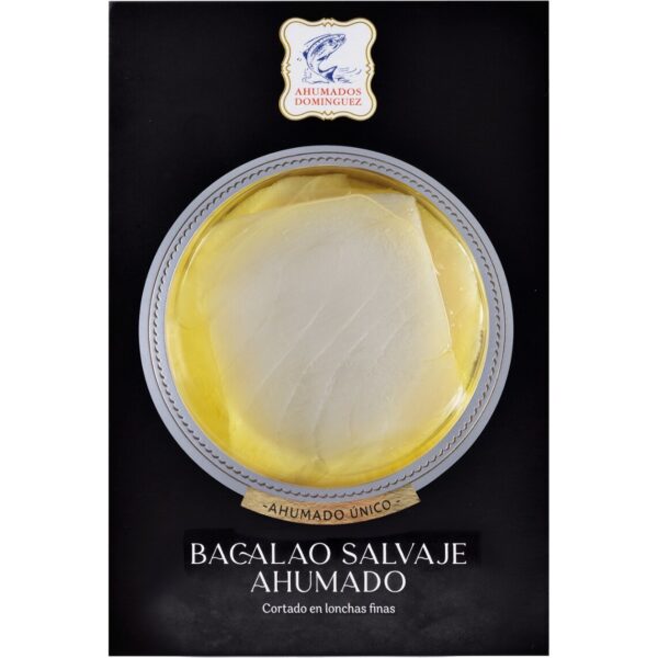 Bacalao Ahumado Salvaje En Lonchas En Aceite De Oliva AHUMADOS DOMÍNGUEZ 130g