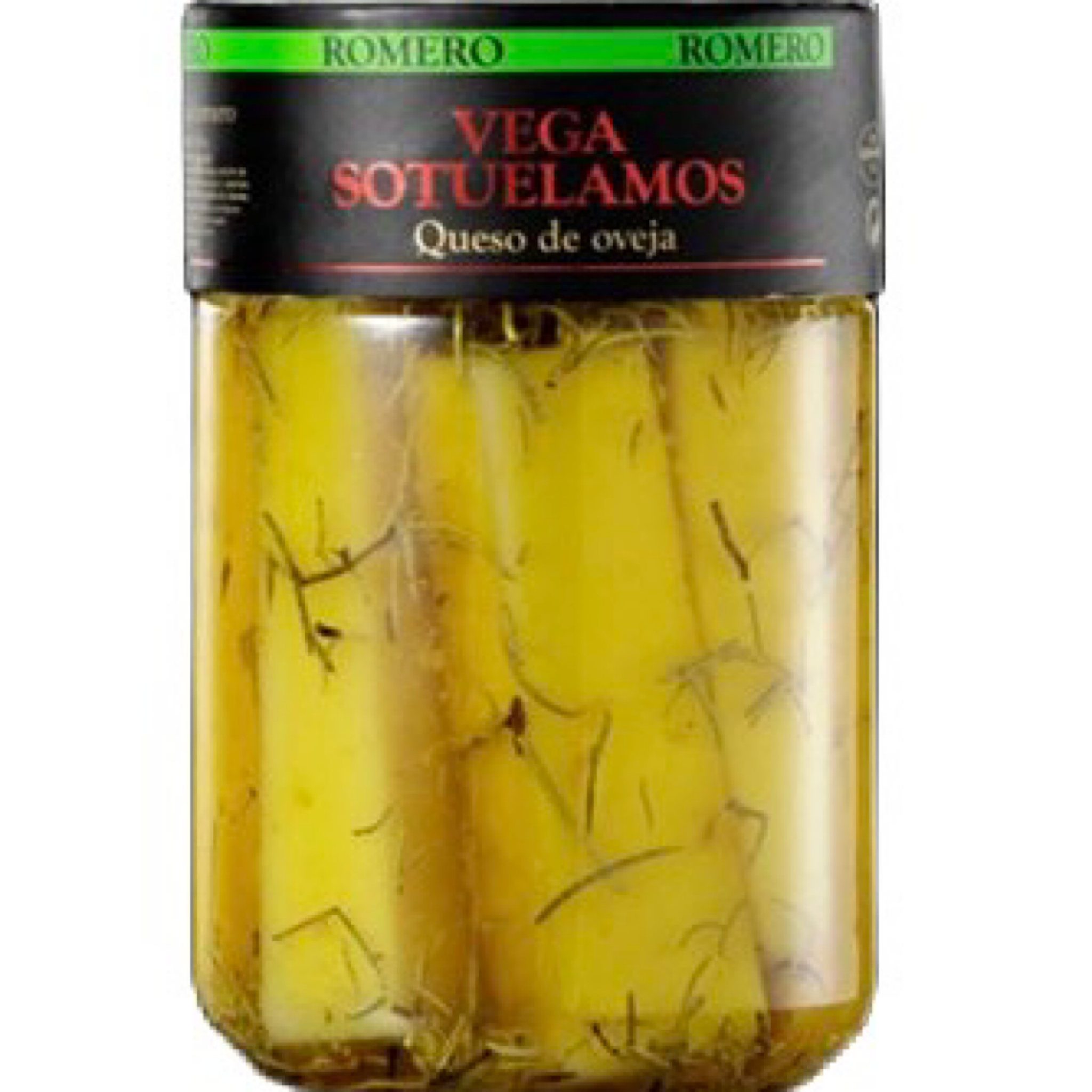 Queso Manchego Curado De Oveja En Aceite Y Romero VEGA SOTUELAMOS 400g