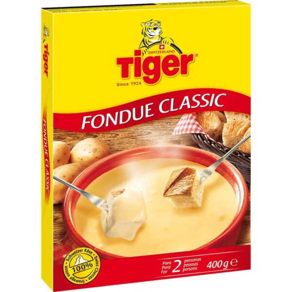 Queso Suizo De Vaca Para Fondue TIGER 400g