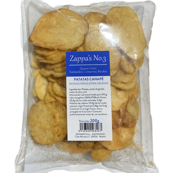 Patatas Fritas Corte Especial Canapé ZAPPA’S 200g