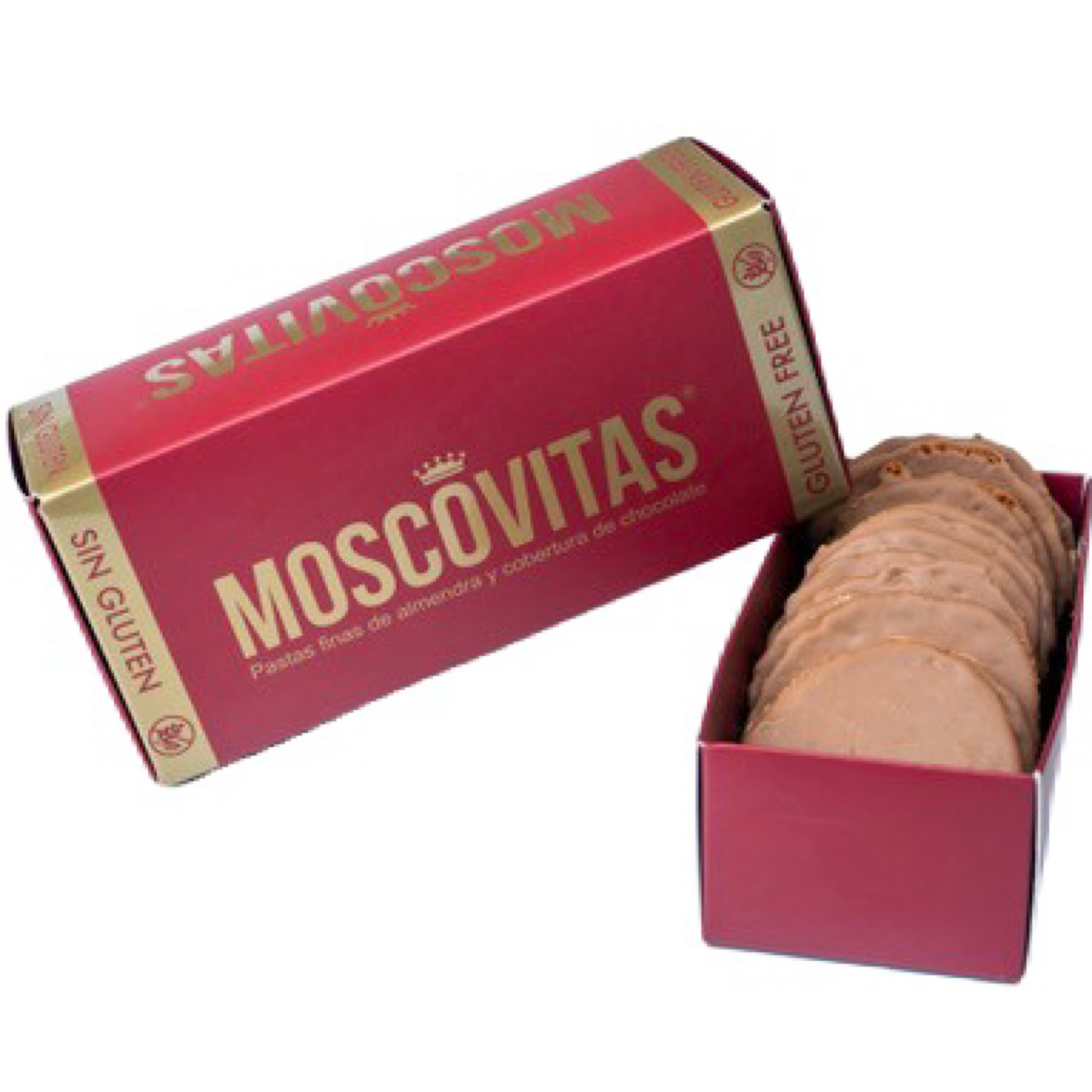 MOSCOVITAS Classic Con Chocolate Con Leche Sin Gluten CONFITERÍA RIALTO 160g - Imagen 2