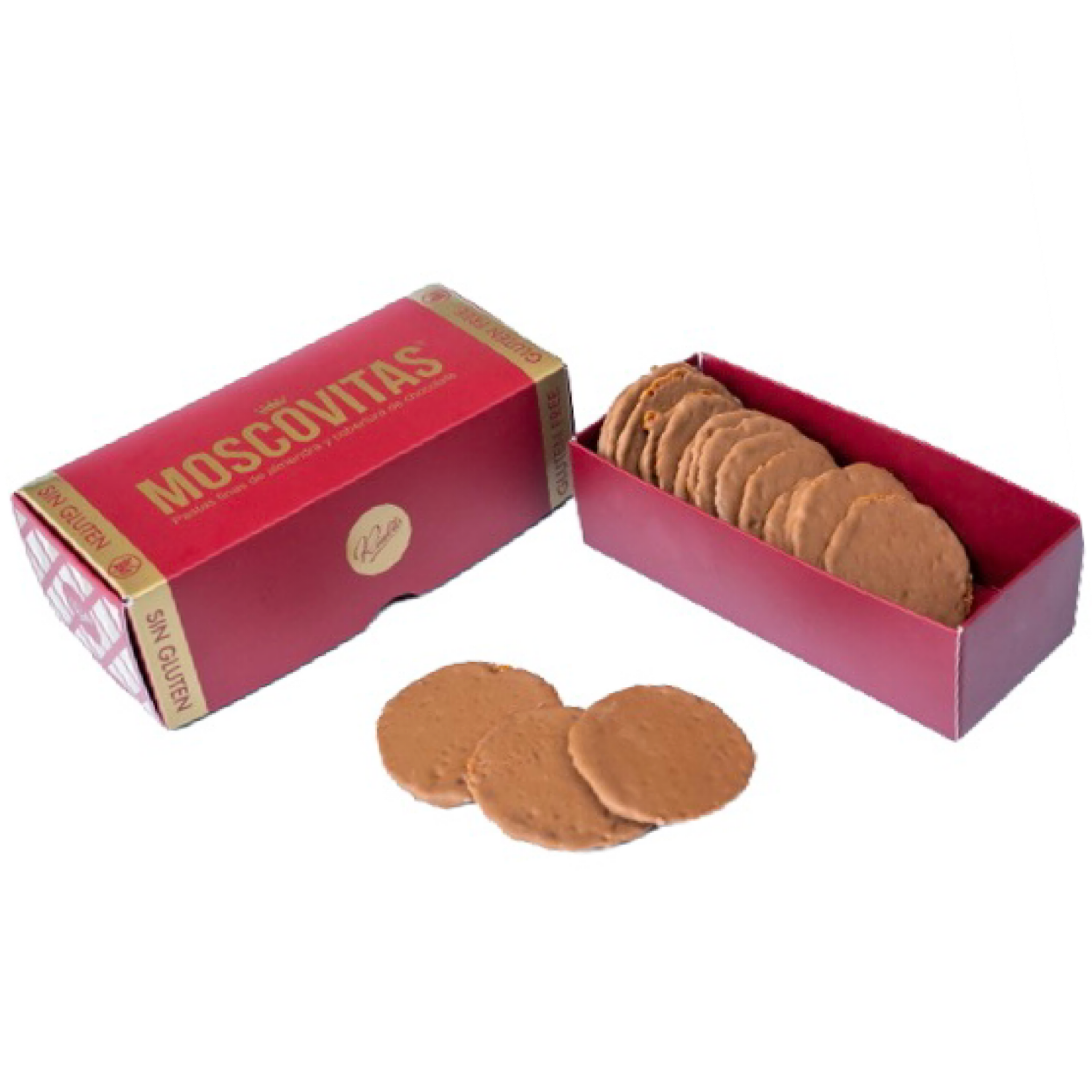 MOSCOVITAS Classic Con Chocolate Con Leche Sin Gluten CONFITERÍA RIALTO 160g - Imagen 3
