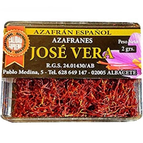 Azafrán Español JOSÉ VERA 2g